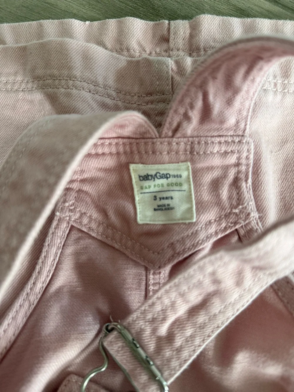 Toddler girl 3T Zara dress and pink baby gap Pink Denim Overall Dress